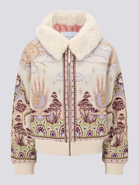 Written In The Stars Bomber Cream