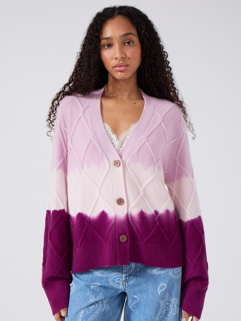 JANIS CASHMERE CARDIGAN MULTI