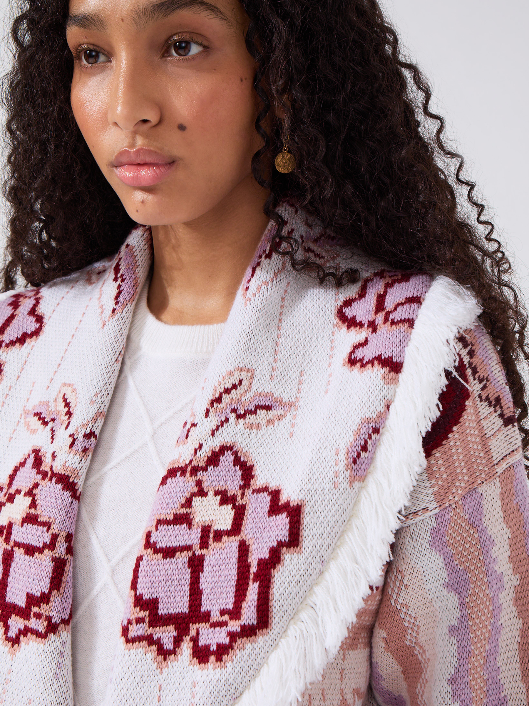 Tibetan Tiger Merino Bomber Cream