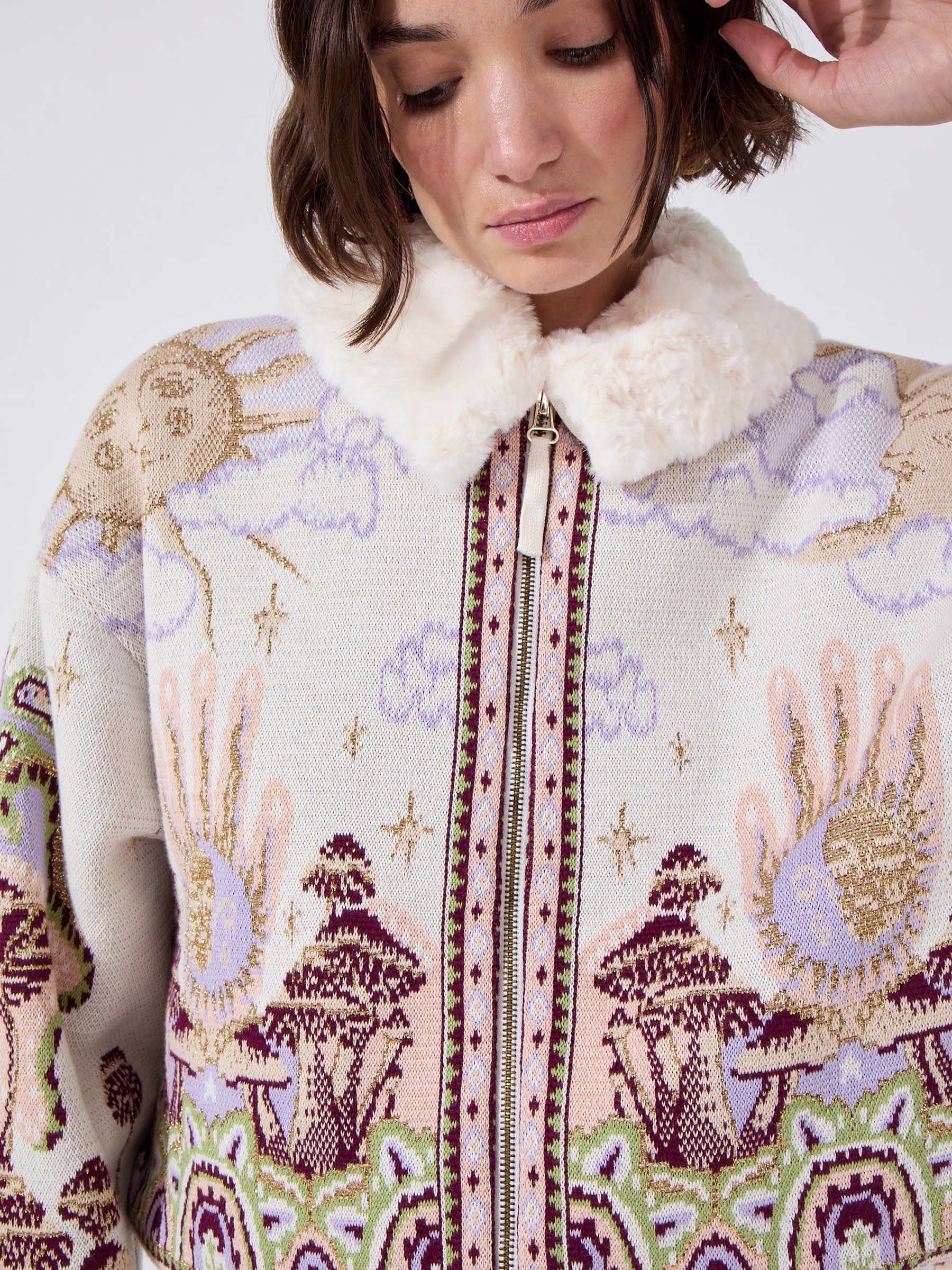 Written In The Stars Bomber Cream