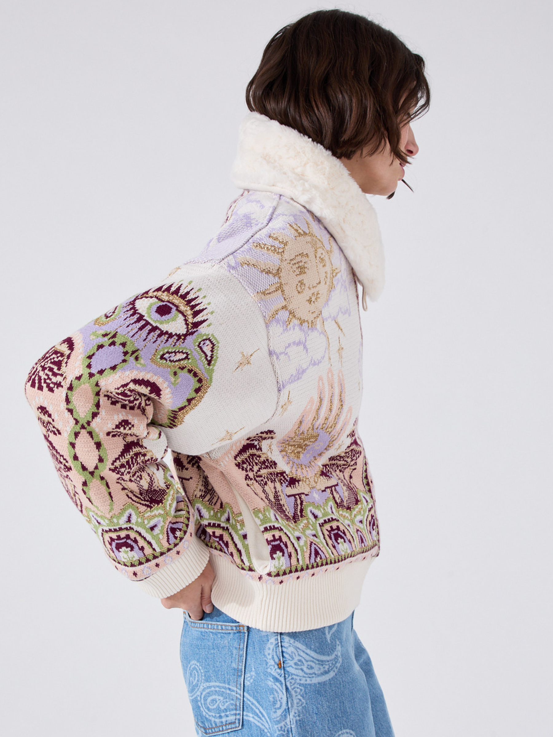 Written In The Stars Bomber Cream