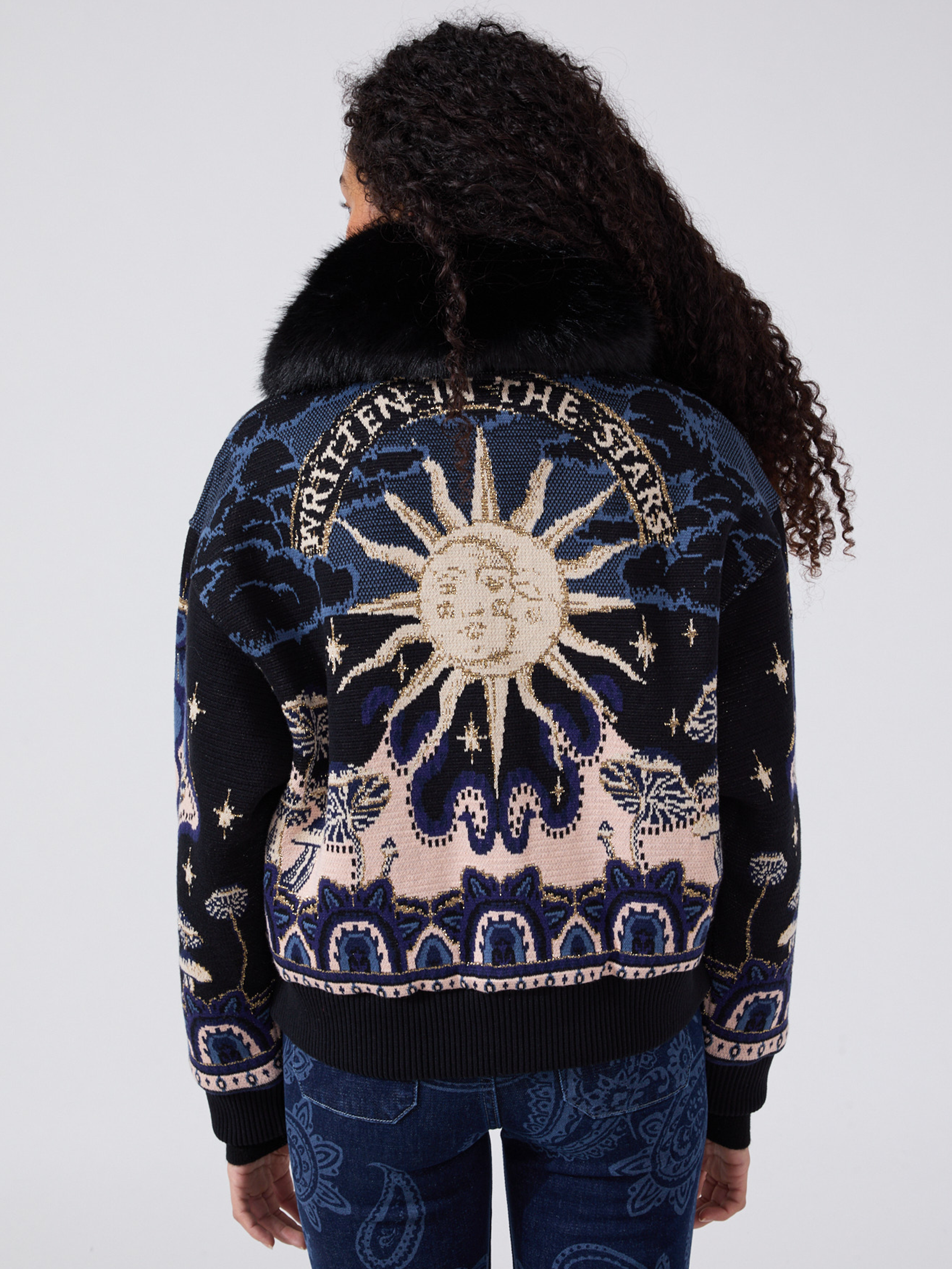 Written In The Stars Bomber Black – Hayley Menzies Written In The Stars Bomber Black – Hayley Menzies