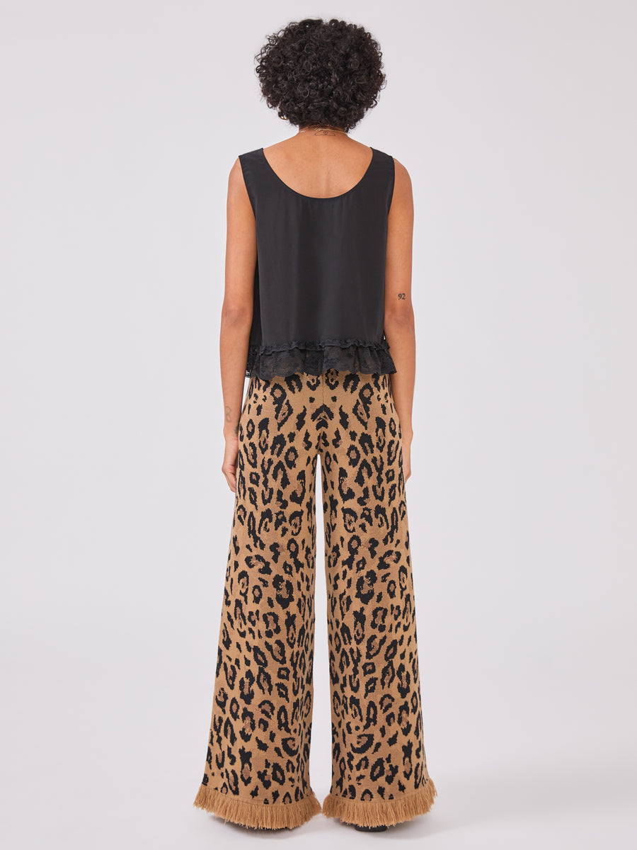 Cosmic Cat Knitted Trouser