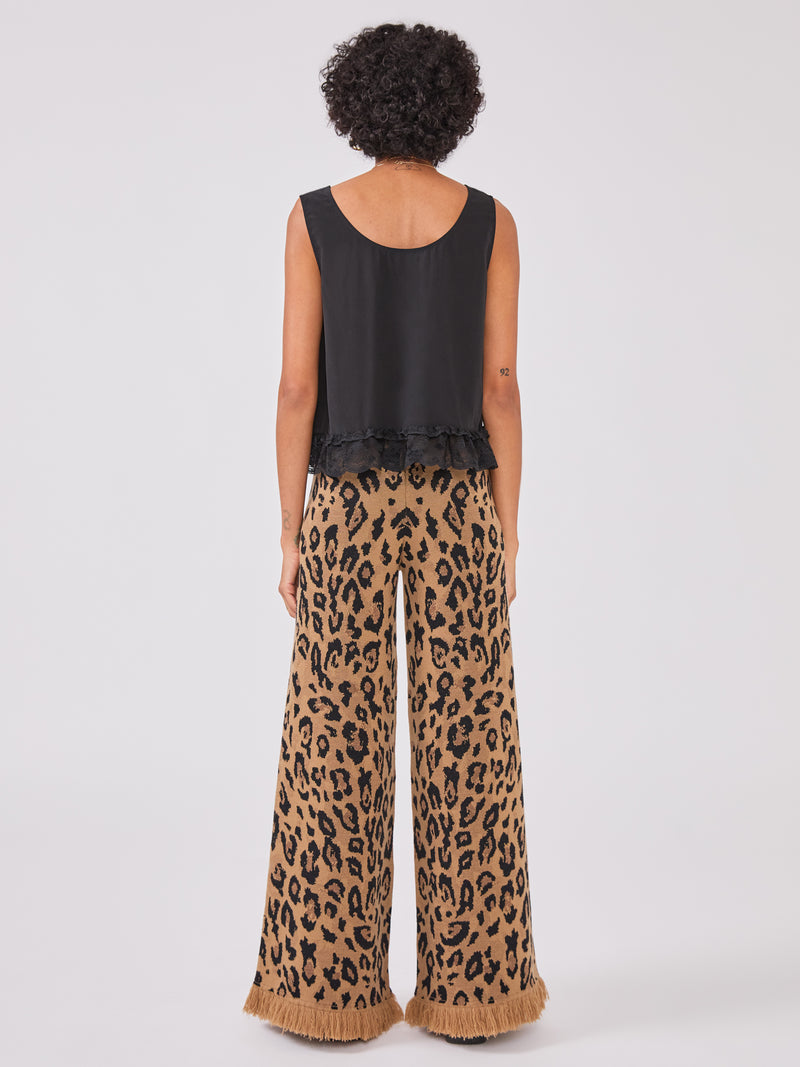 Cosmic Cat Knitted Trouser