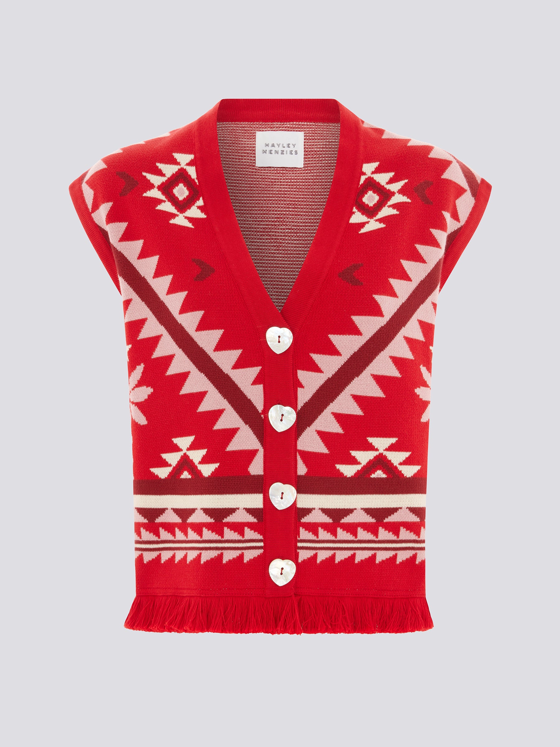 Sundance Waistcoat Red