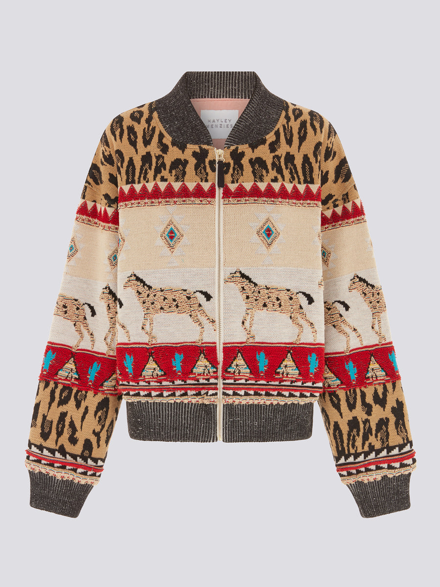 Nomadic Tapestry Bomber Cream