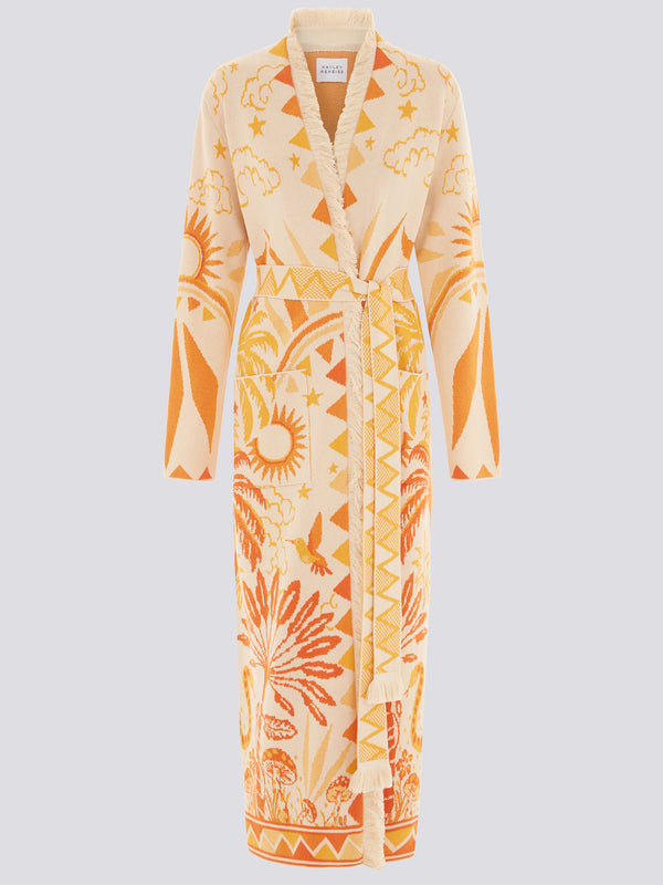 Magic Leopard Duster Ochre