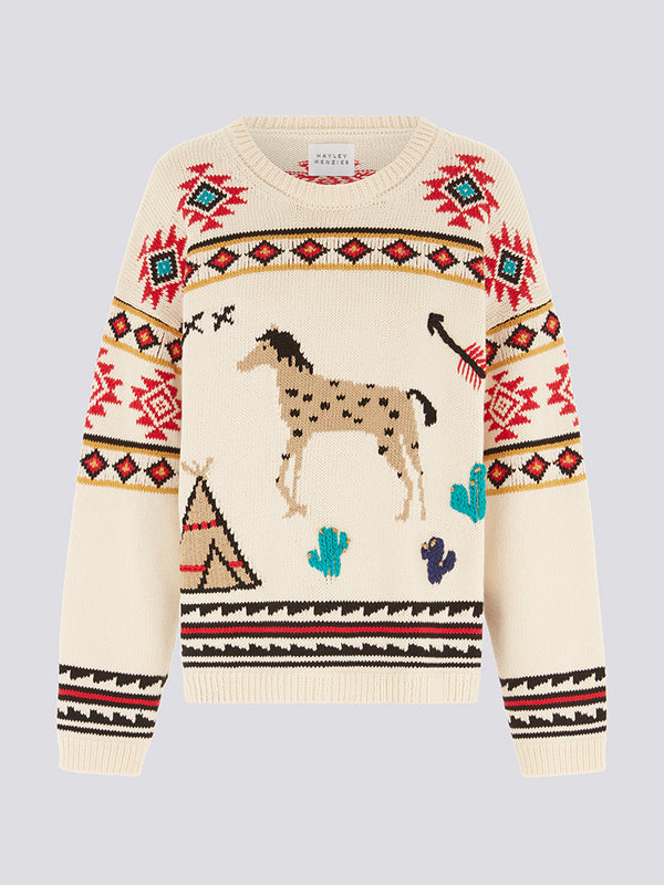 Nomadic Tapestry Jumper Cream