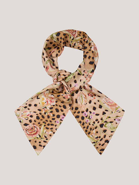 Talitha Leo Silk Scarf Multi