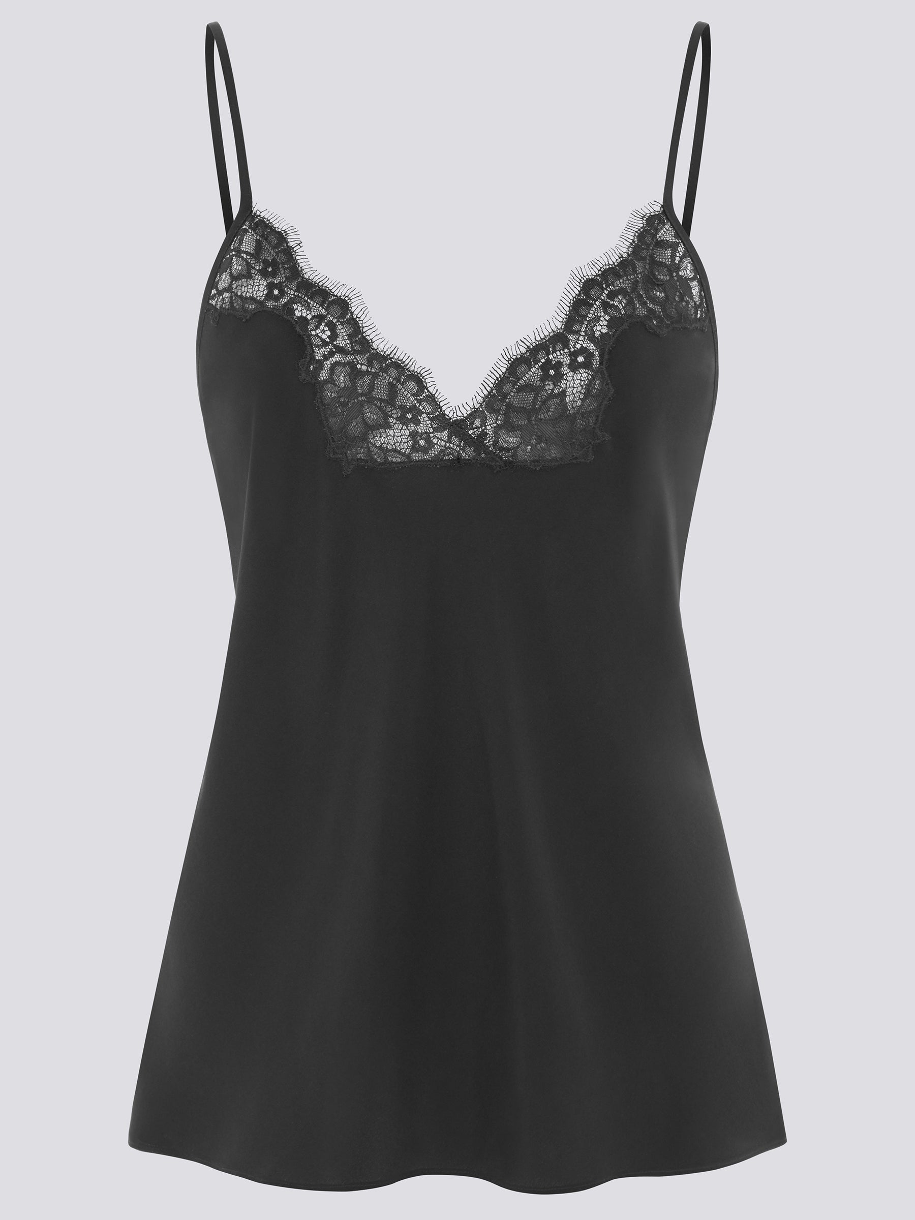 Lou Silk Cami Black