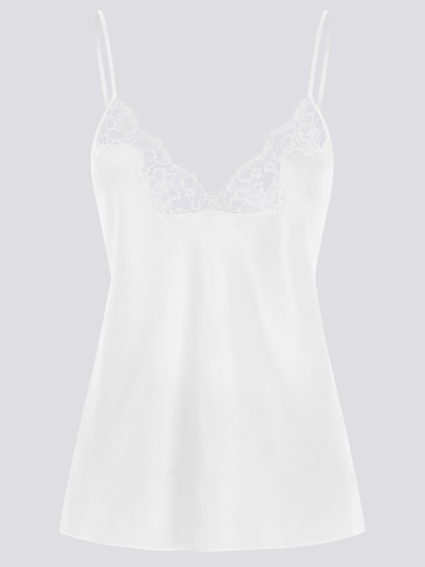 Lou Silk Cami Oyster