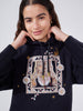 Lotus Tiger Printed Hoodie