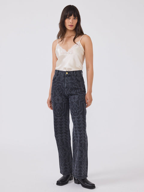 Marley Wide Leg Jeans Black
