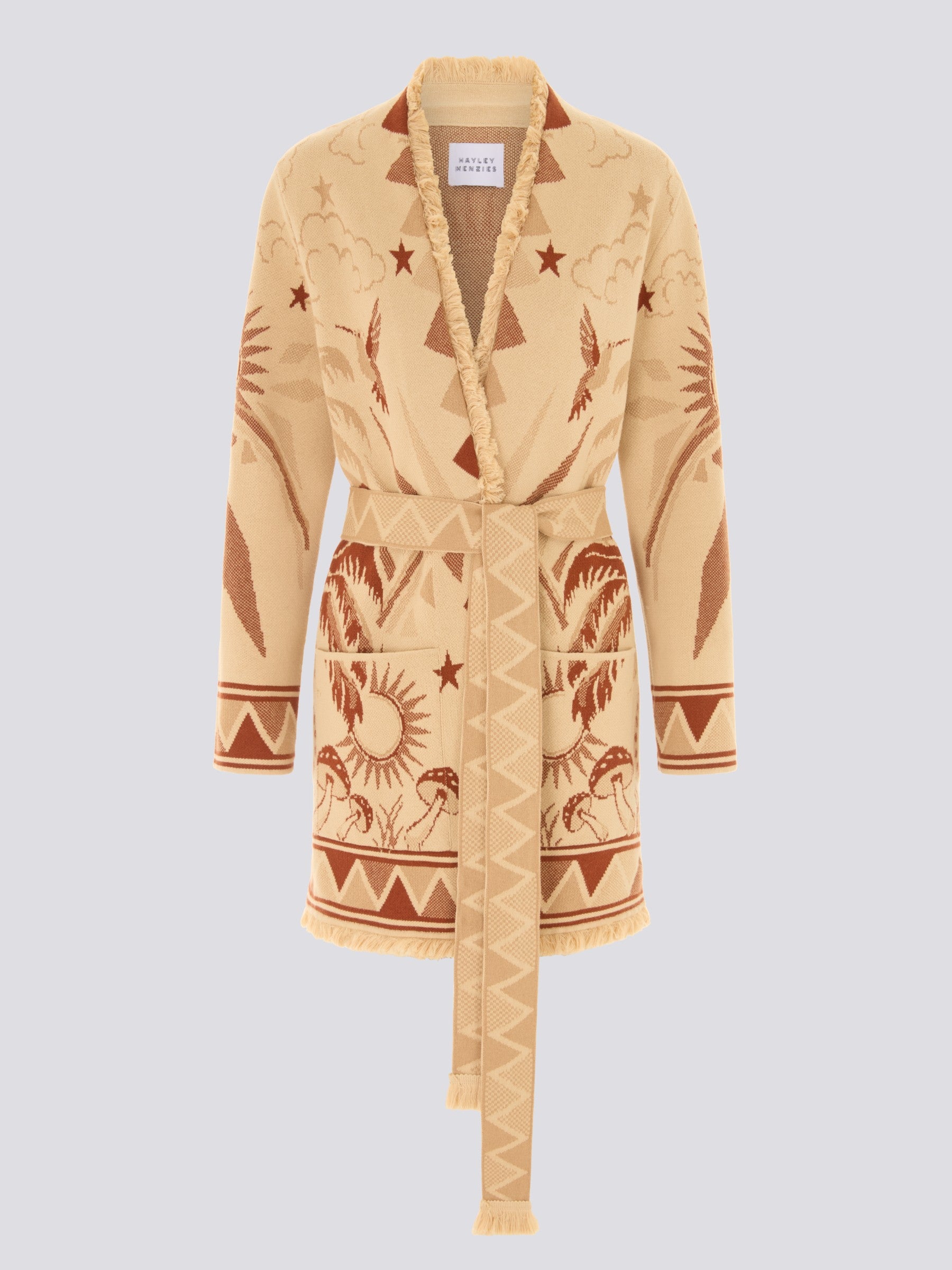 Magic Leopard Cardigan Camel