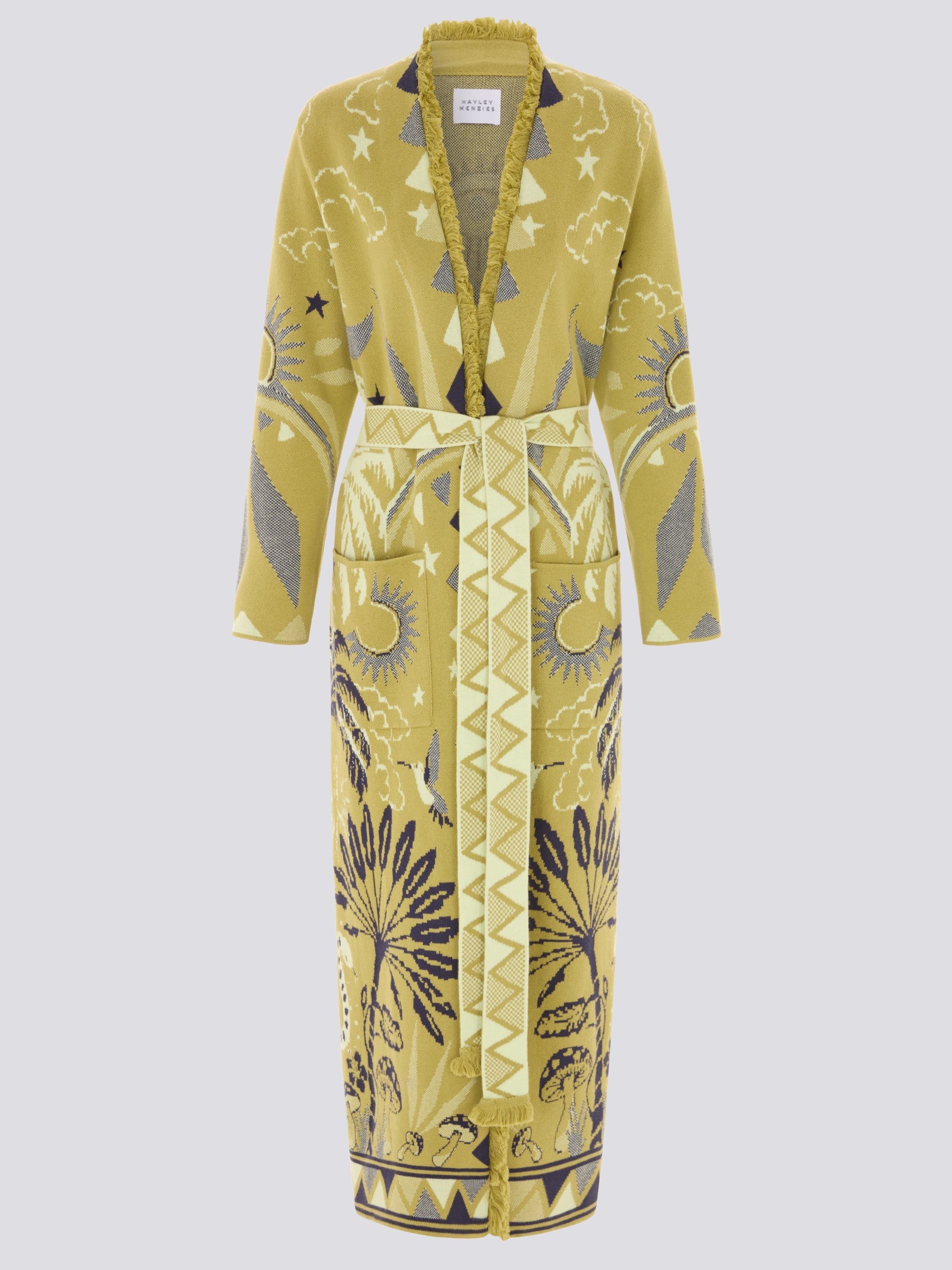 Magic Leopard Duster Green