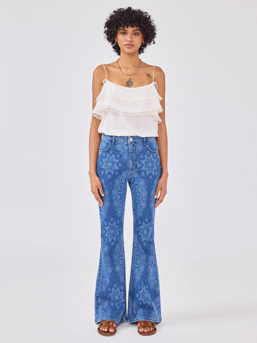 Dalton Flare Jeans Blue