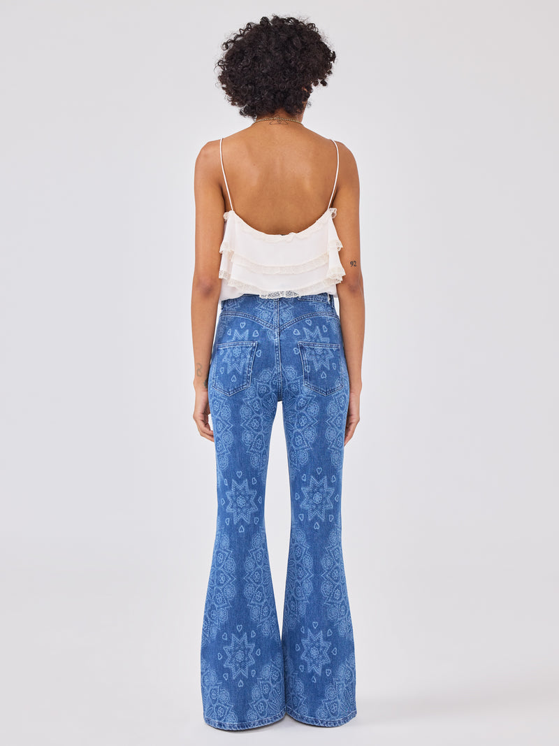 Dalton Flare Jeans Blue