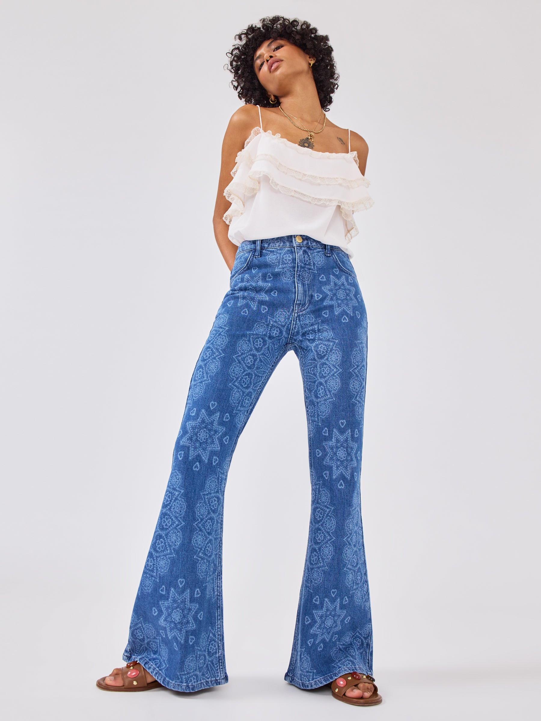 Dalton Flare Jeans Blue