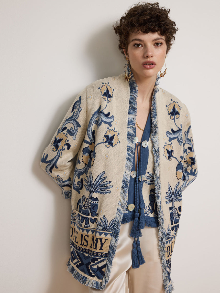 Nandita Cardigan Blue