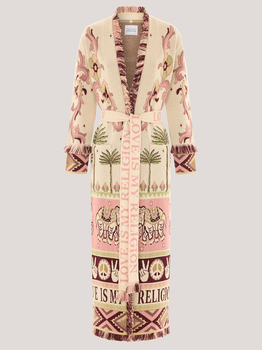 Nandita Duster Pink