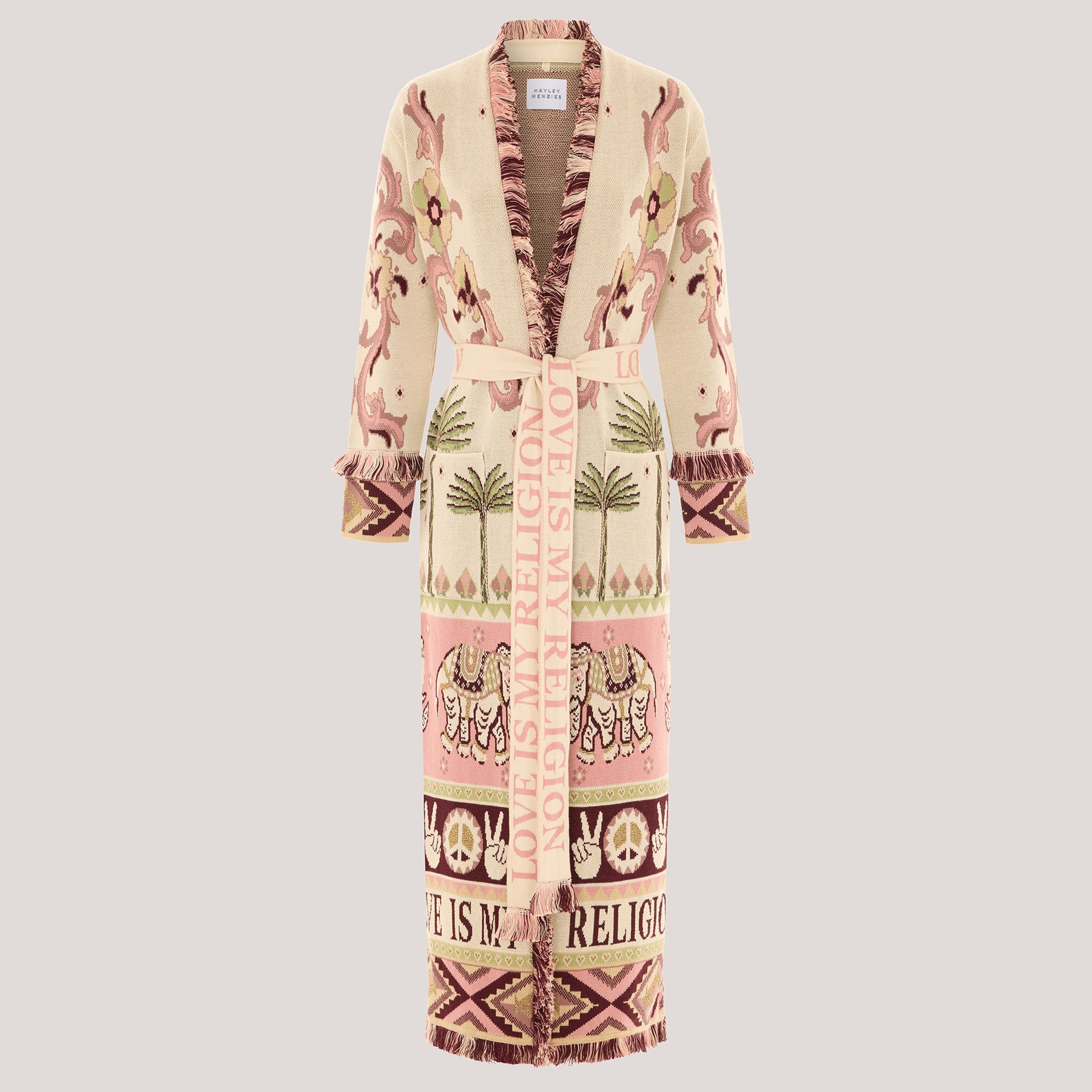 Nandita Duster Pink