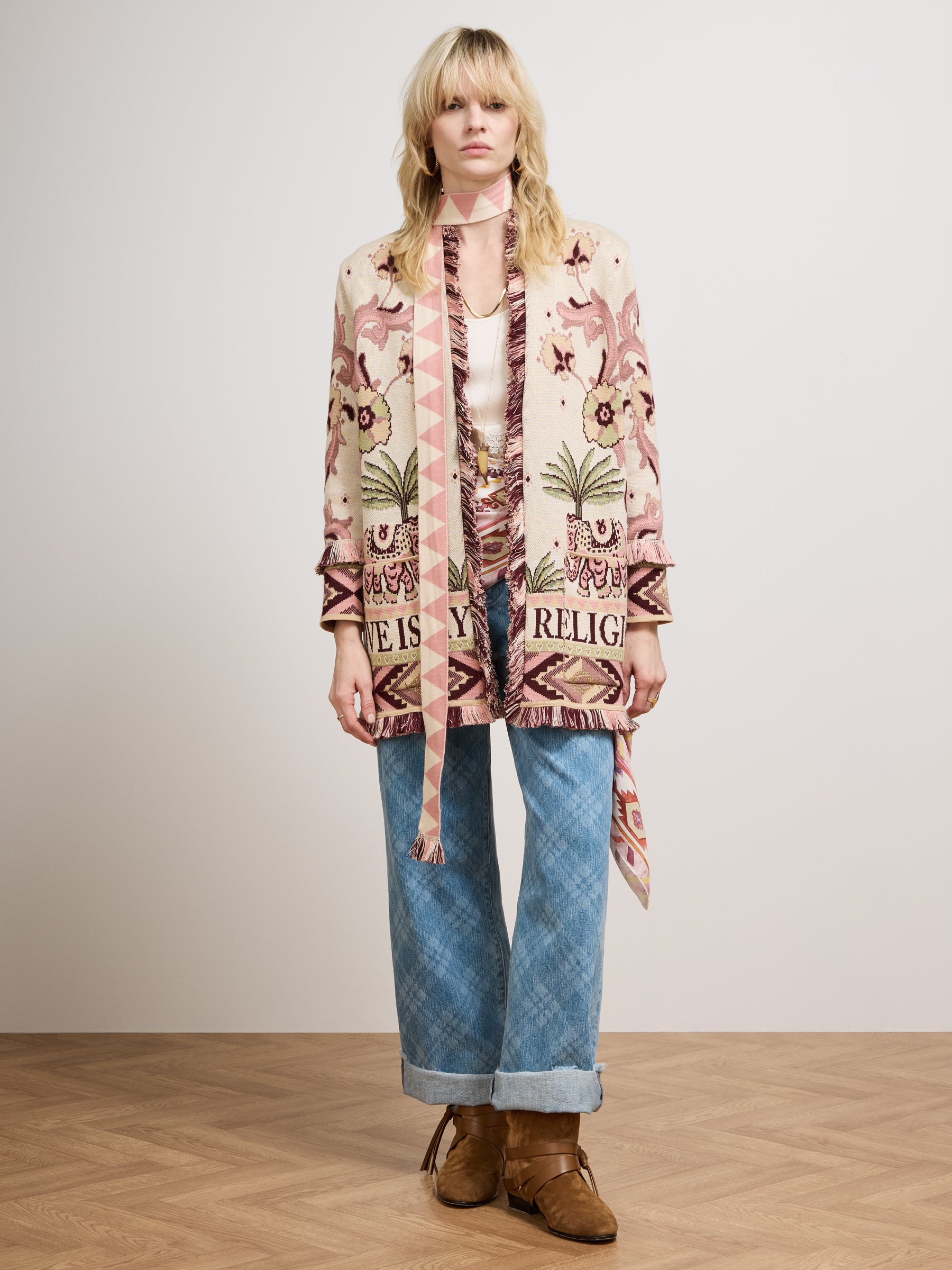 Nandita Cardigan Pink