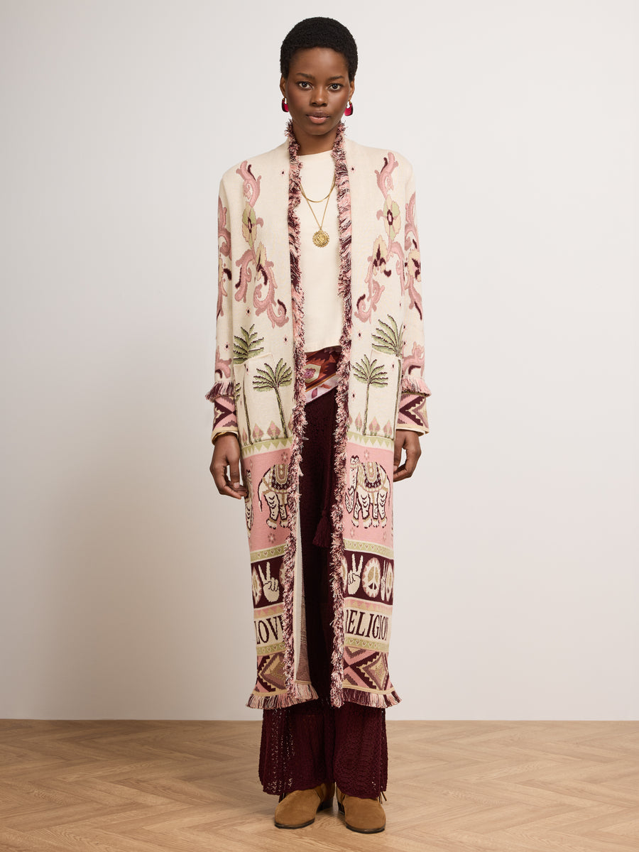 Nandita Duster Pink
