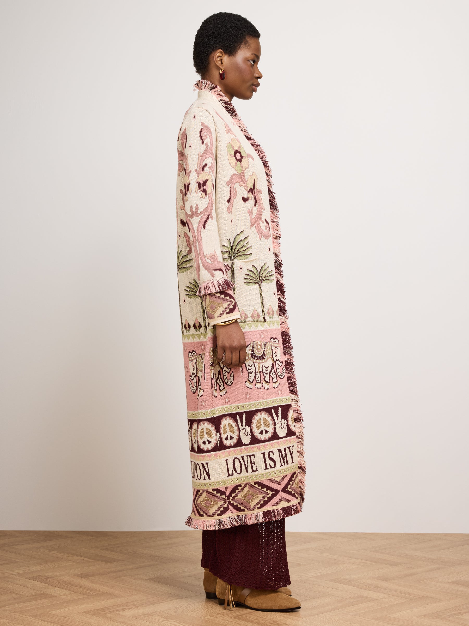 Nandita Duster Pink