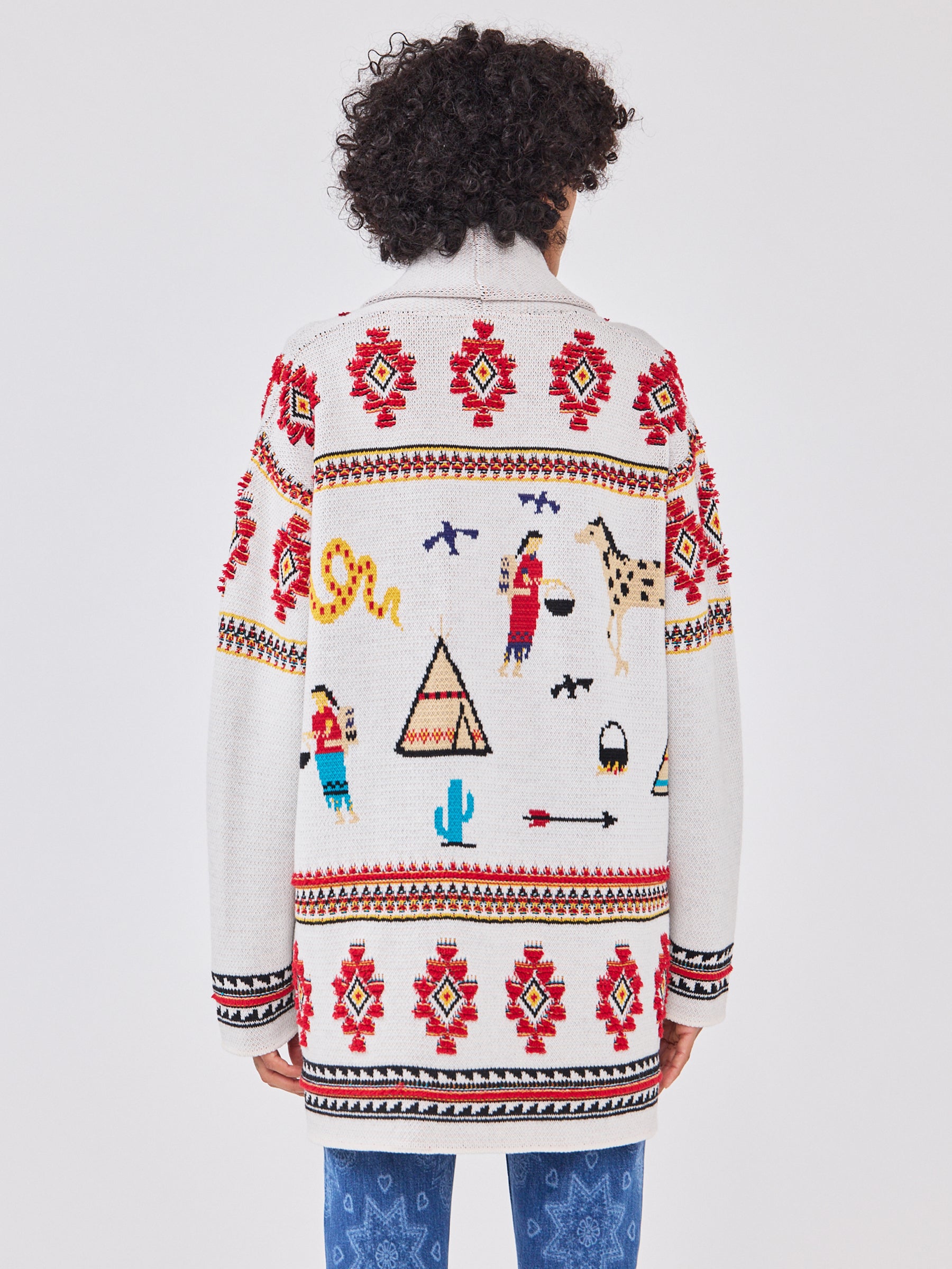 Nomadic Tapestry Cardigan Cream – Hayley Menzies