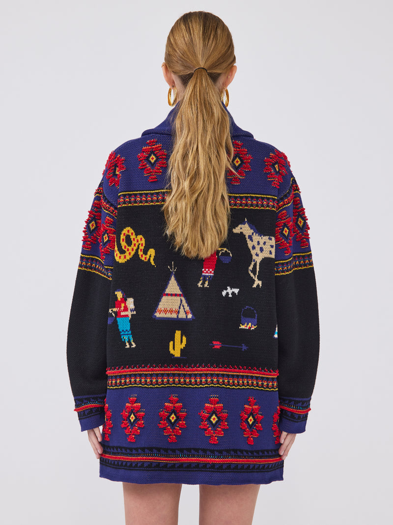 Nomadic Tapestry Cardigan Black