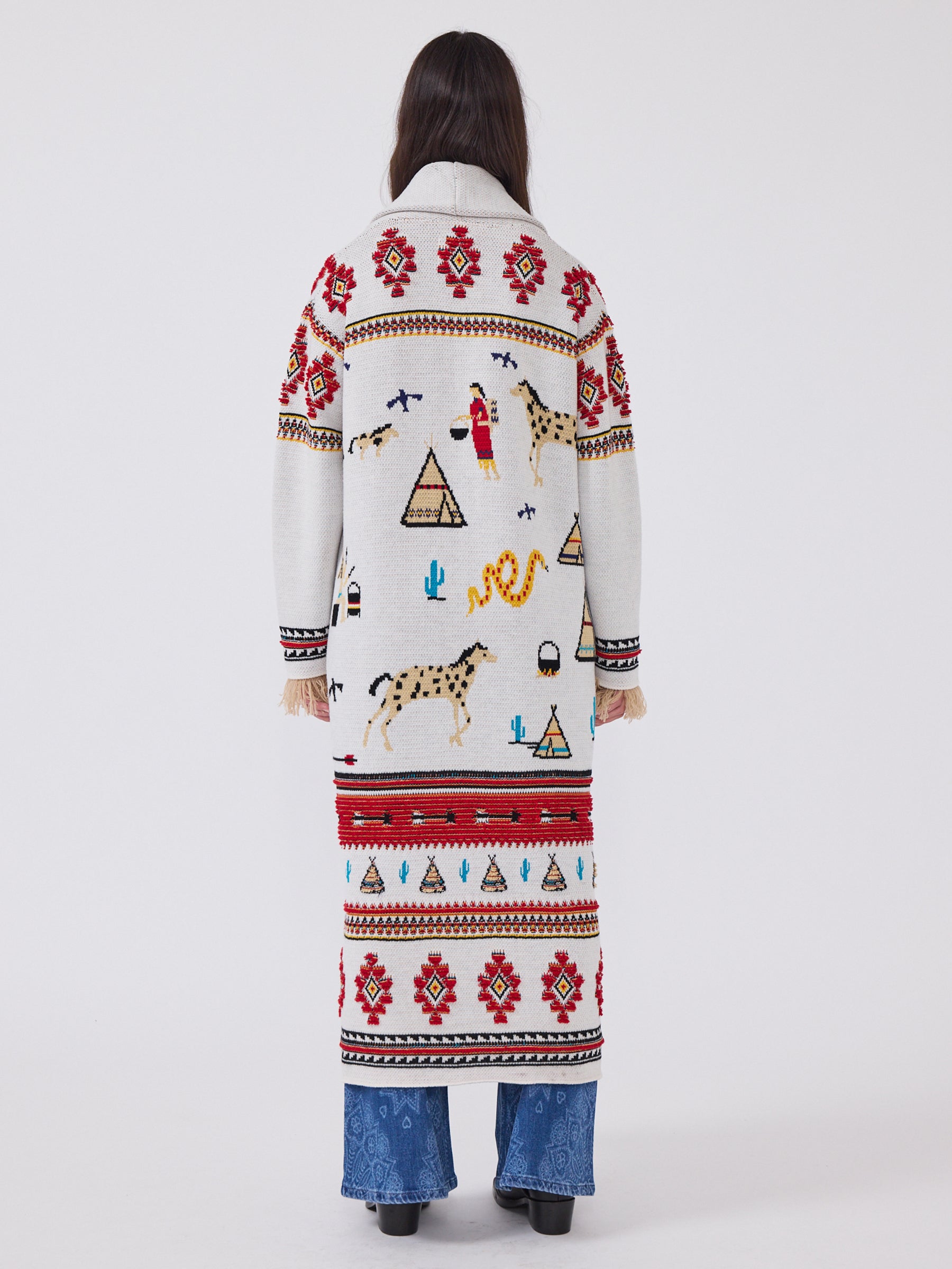 Nomadic Tapestry Coat Cream