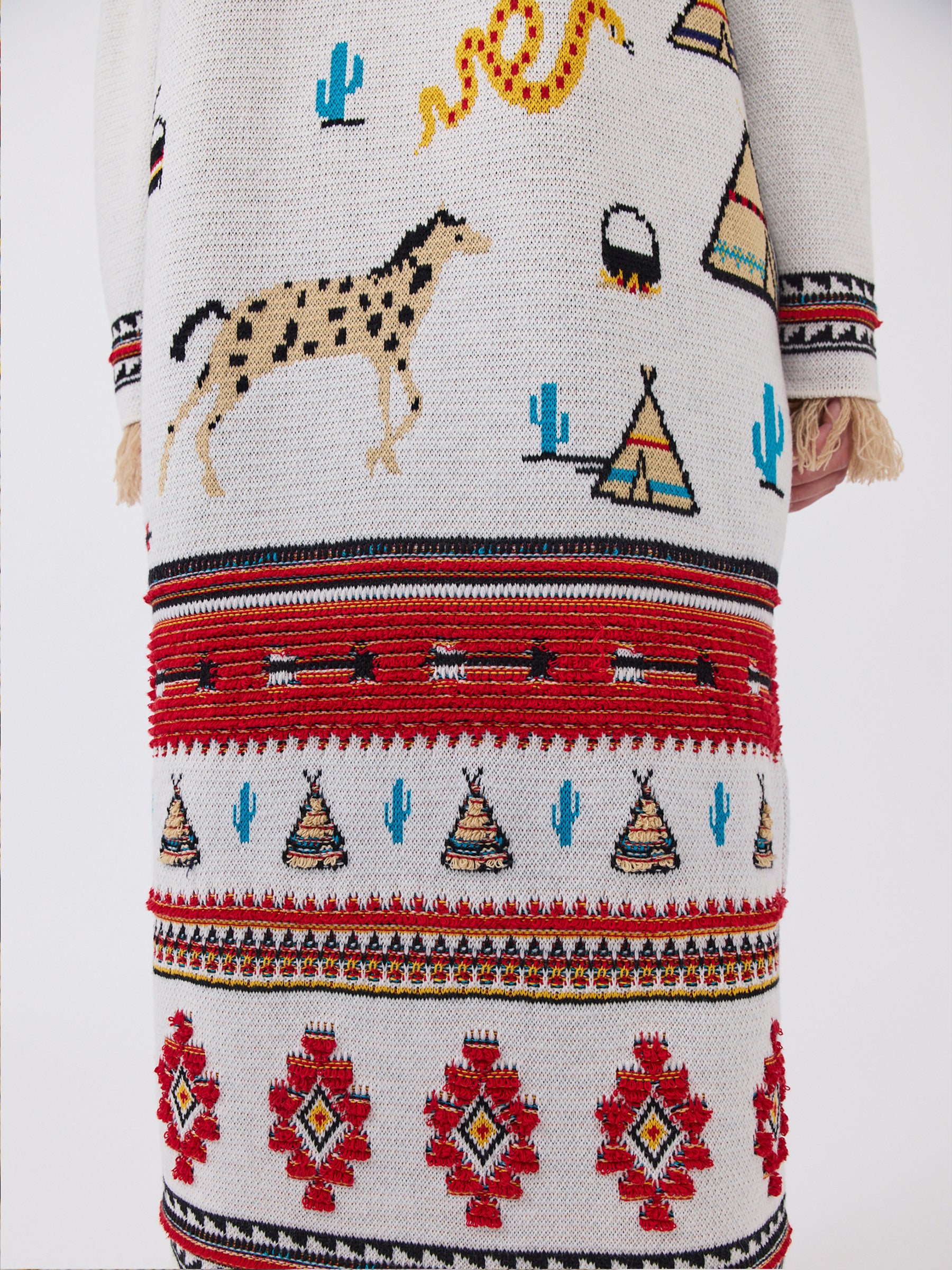 Nomadic Tapestry Coat Cream