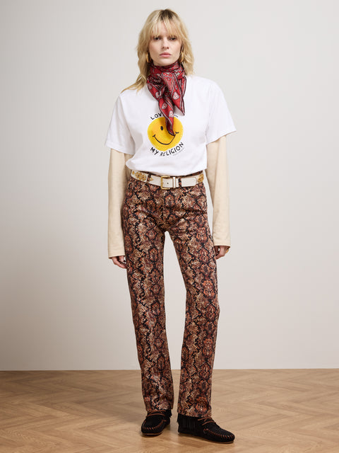 NYX Straight Leg Jeans Brown