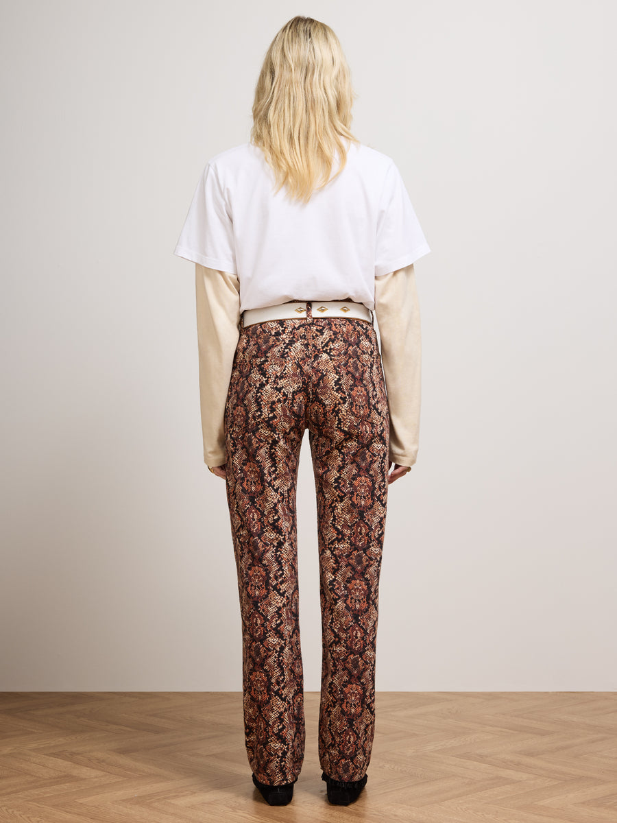 NYX Straight Leg Jeans Brown