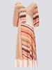 Sand Leopard Panelled Silk Maxi Dress