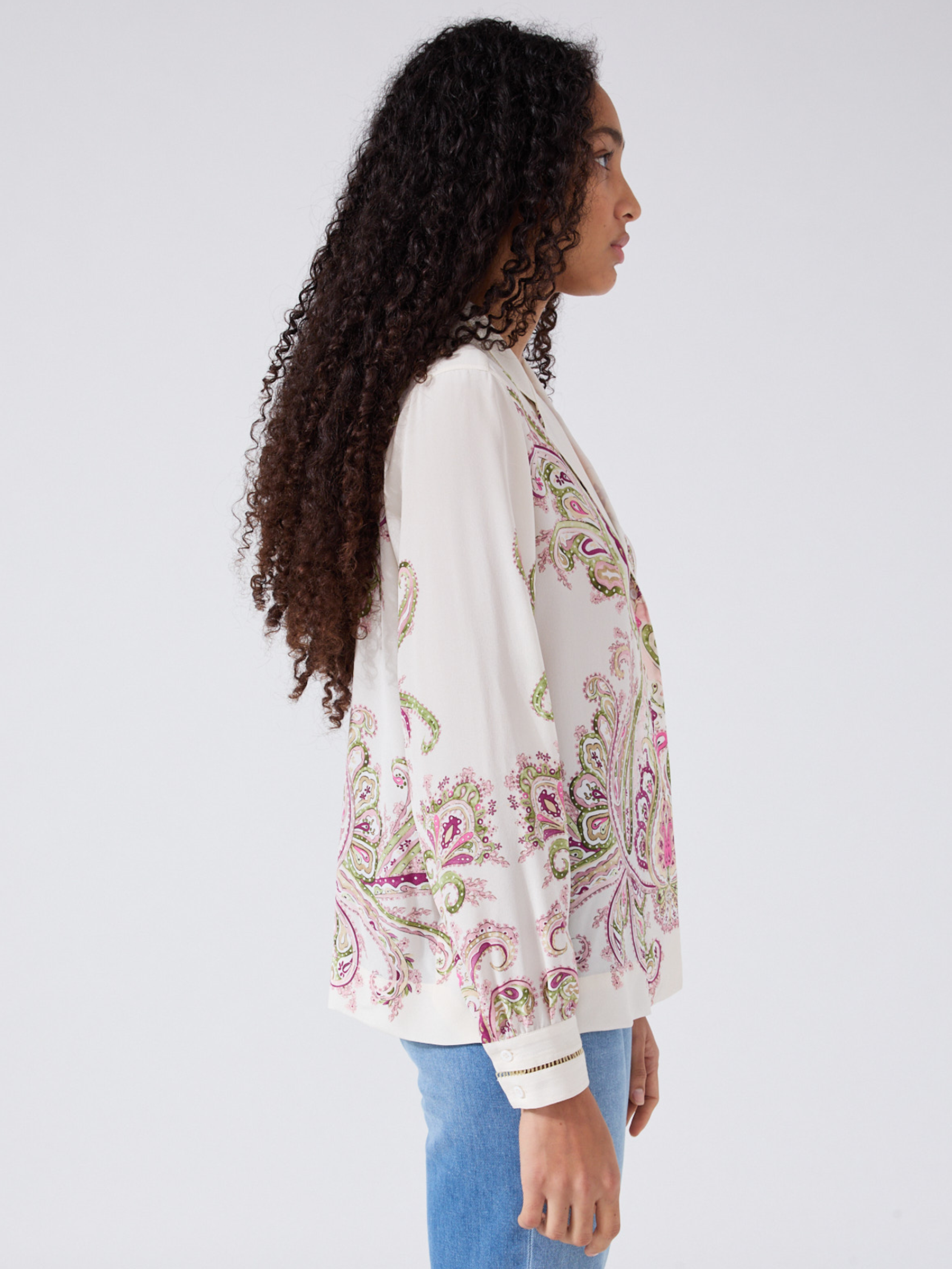 Jimi Silk Shirt Cream