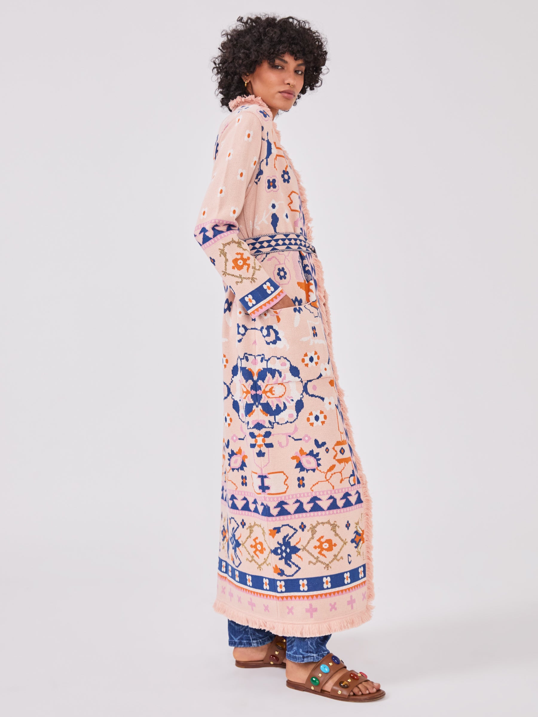 Desert Loom Duster Pink