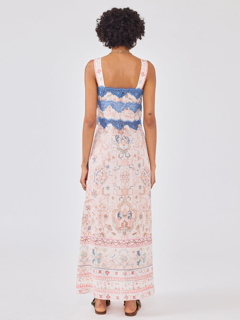 Desert Loom Silk Dress Pink