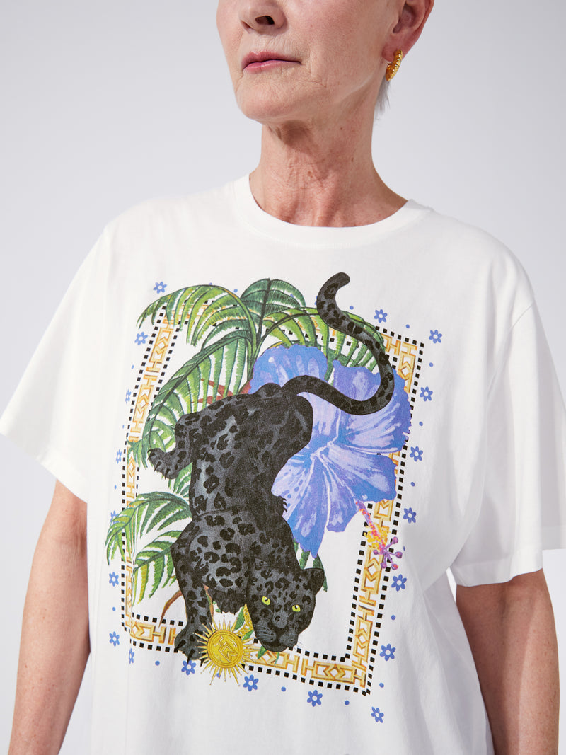 Prowling Panther T-Shirt White
