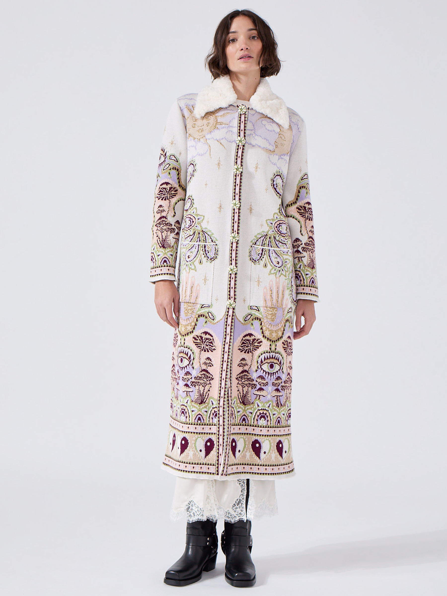 Written In The Stars Coat Cream