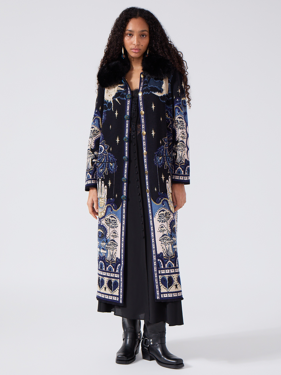 Written In The Stars Coat black