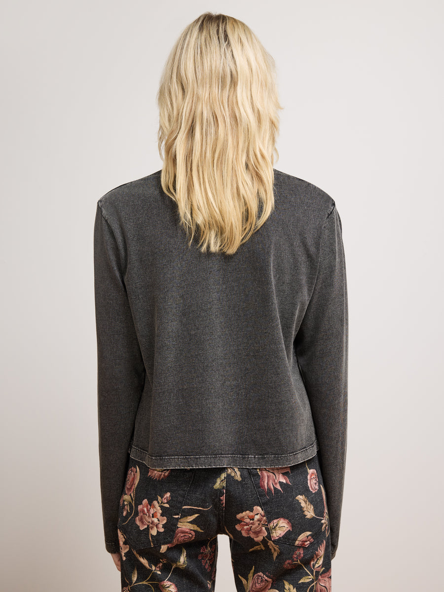 Smiley Love Long Sleeve T-Shirt Grey