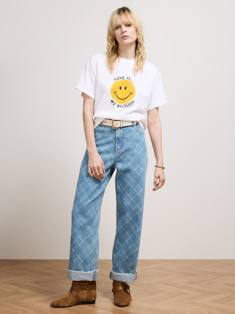 Smiley Love T-Shirt White