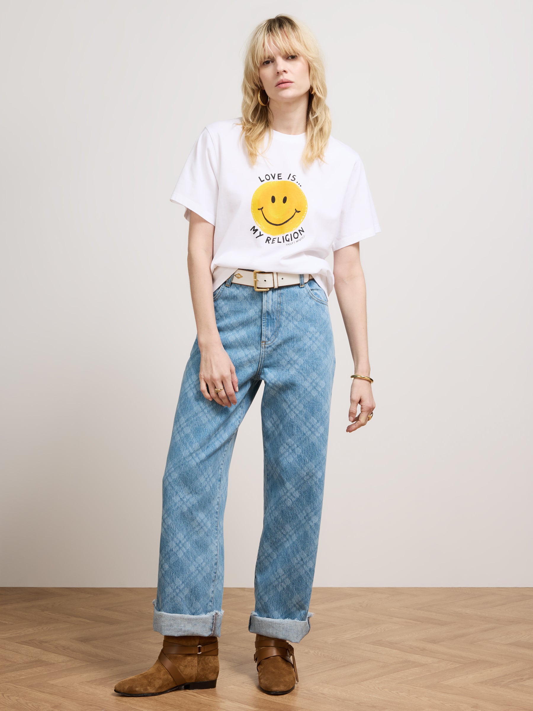 Smiley Love T-Shirt White