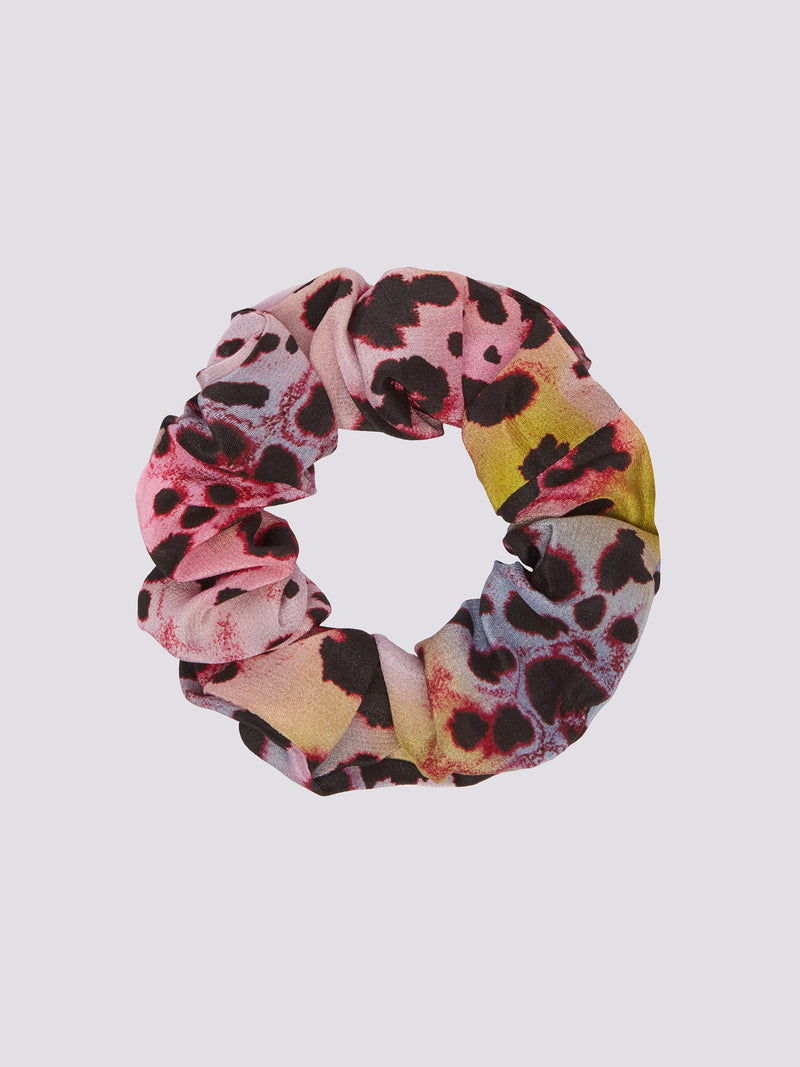 Hypnotic Cheetah Silk Scrunchie