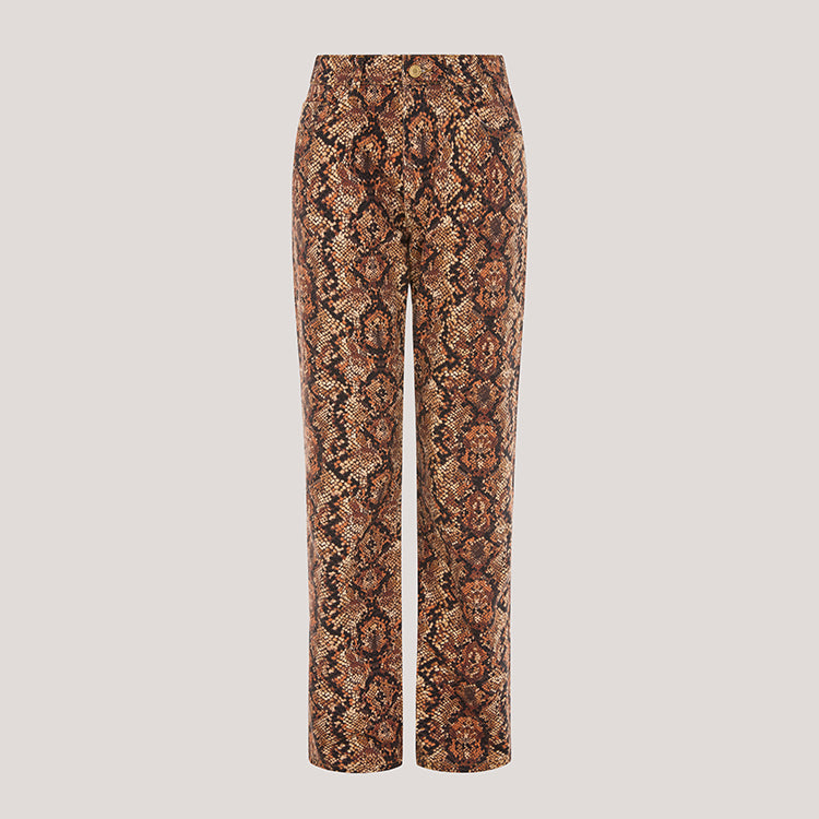 NYX Straight Leg Jeans Brown