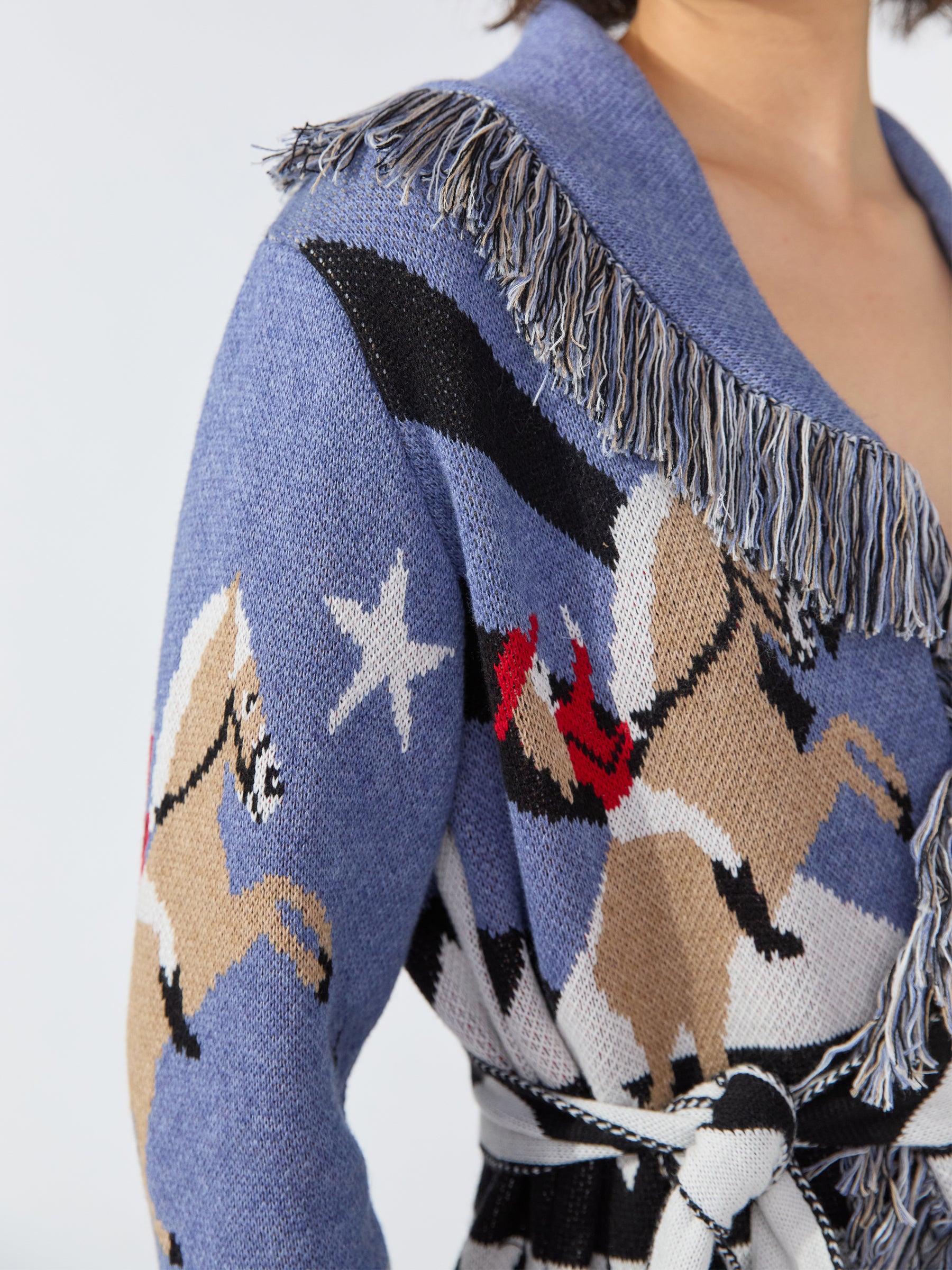 Printed Cardigans | Luxury Embroidery & Fabrics | Hayley Menzies