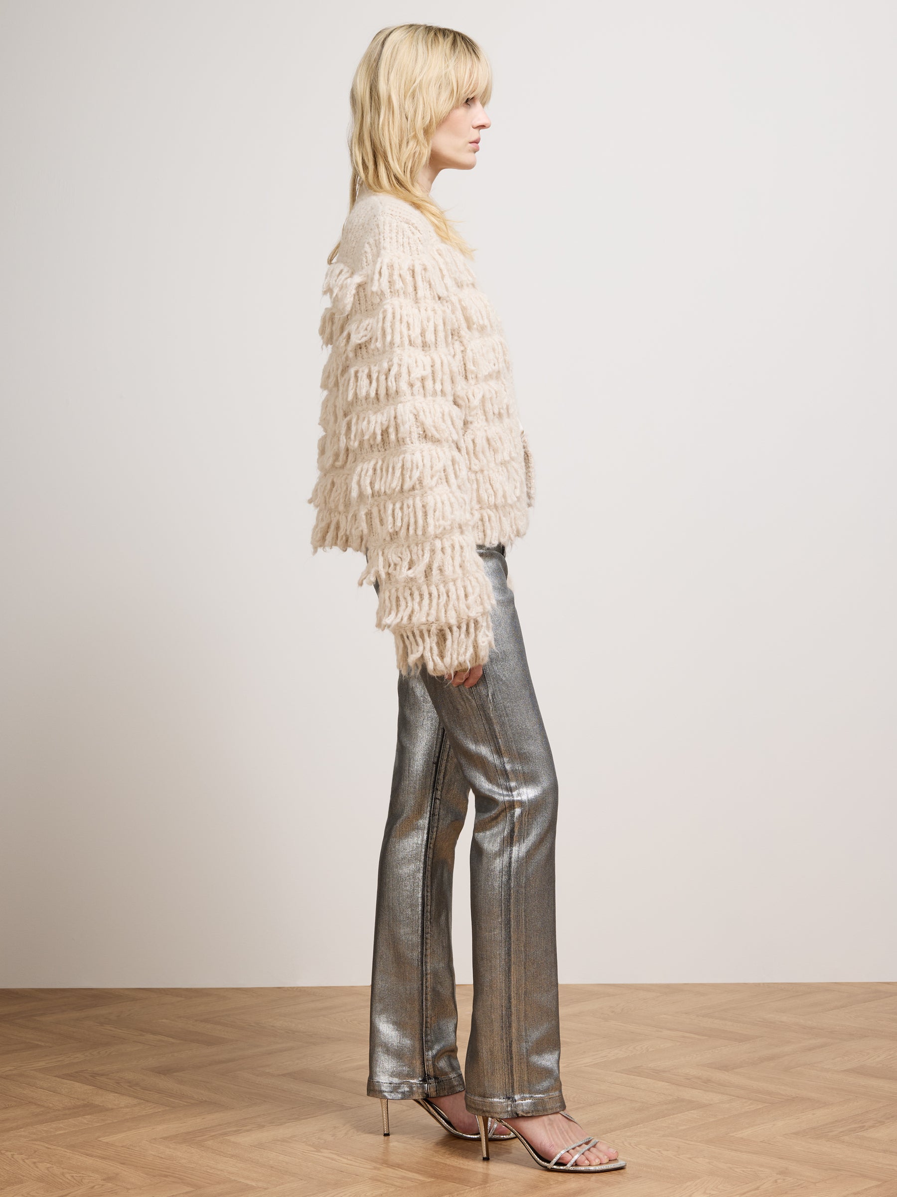 Suzi Cigarette Jeans Silver