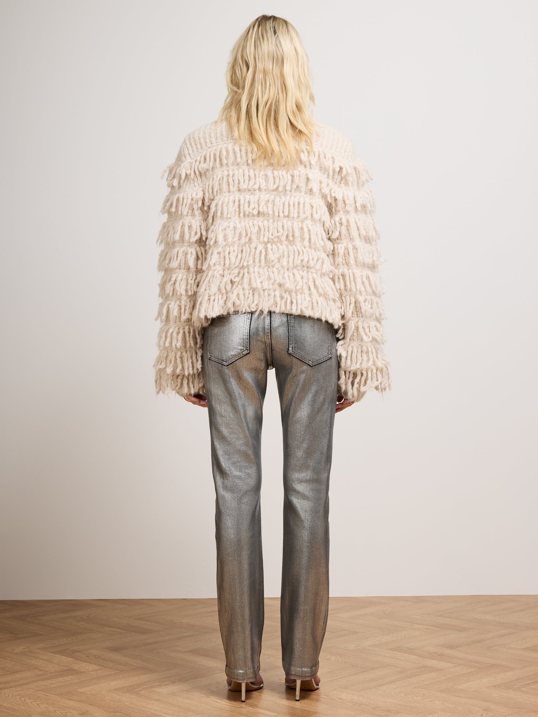 Suzi Cigarette Jeans Silver