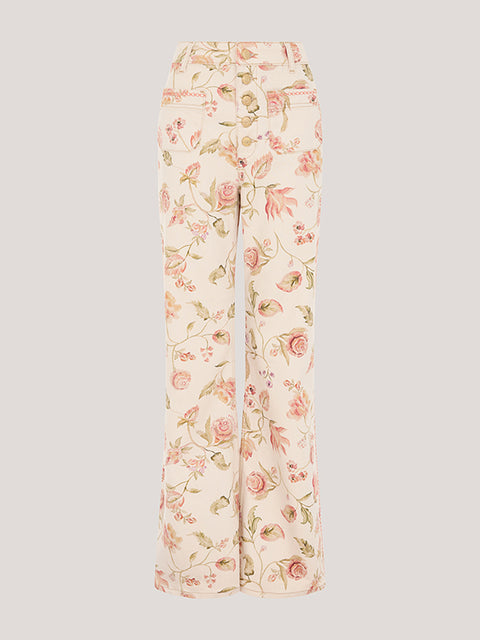 Talitha Flare Jeans Ecru